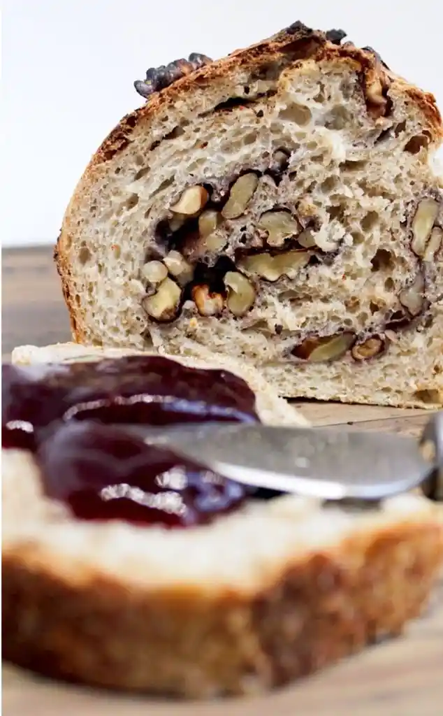 Hogaza En Molde Nuez Blanco