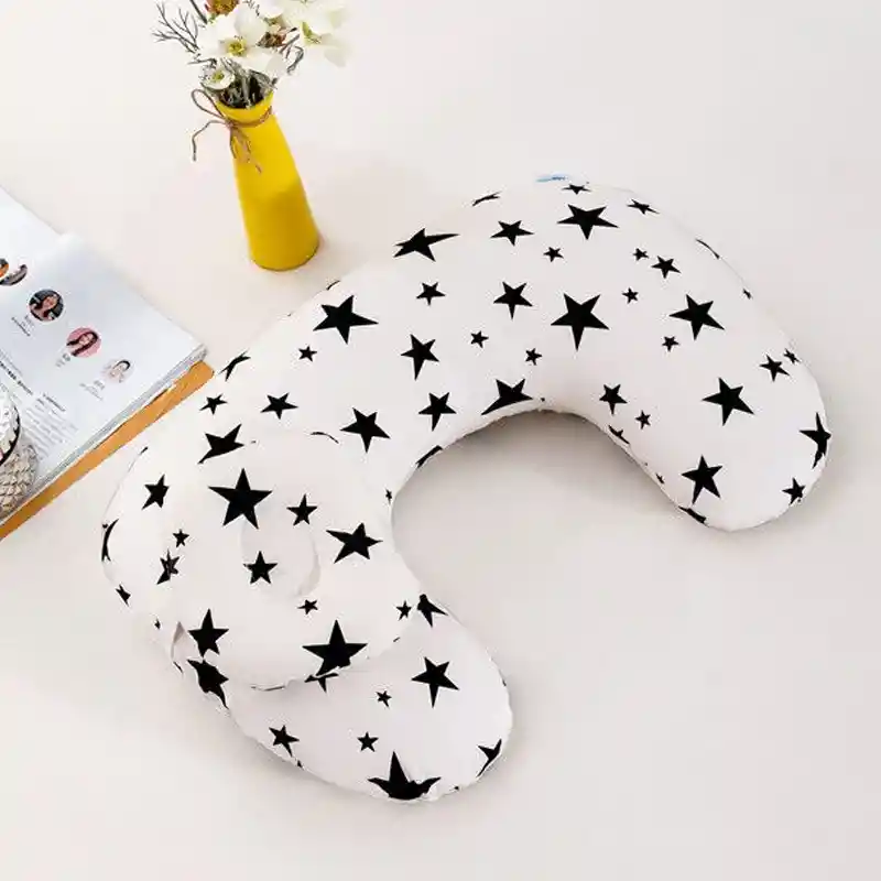 Cojin Almohada U De Lactancia Maternal Bebe (estrellas)