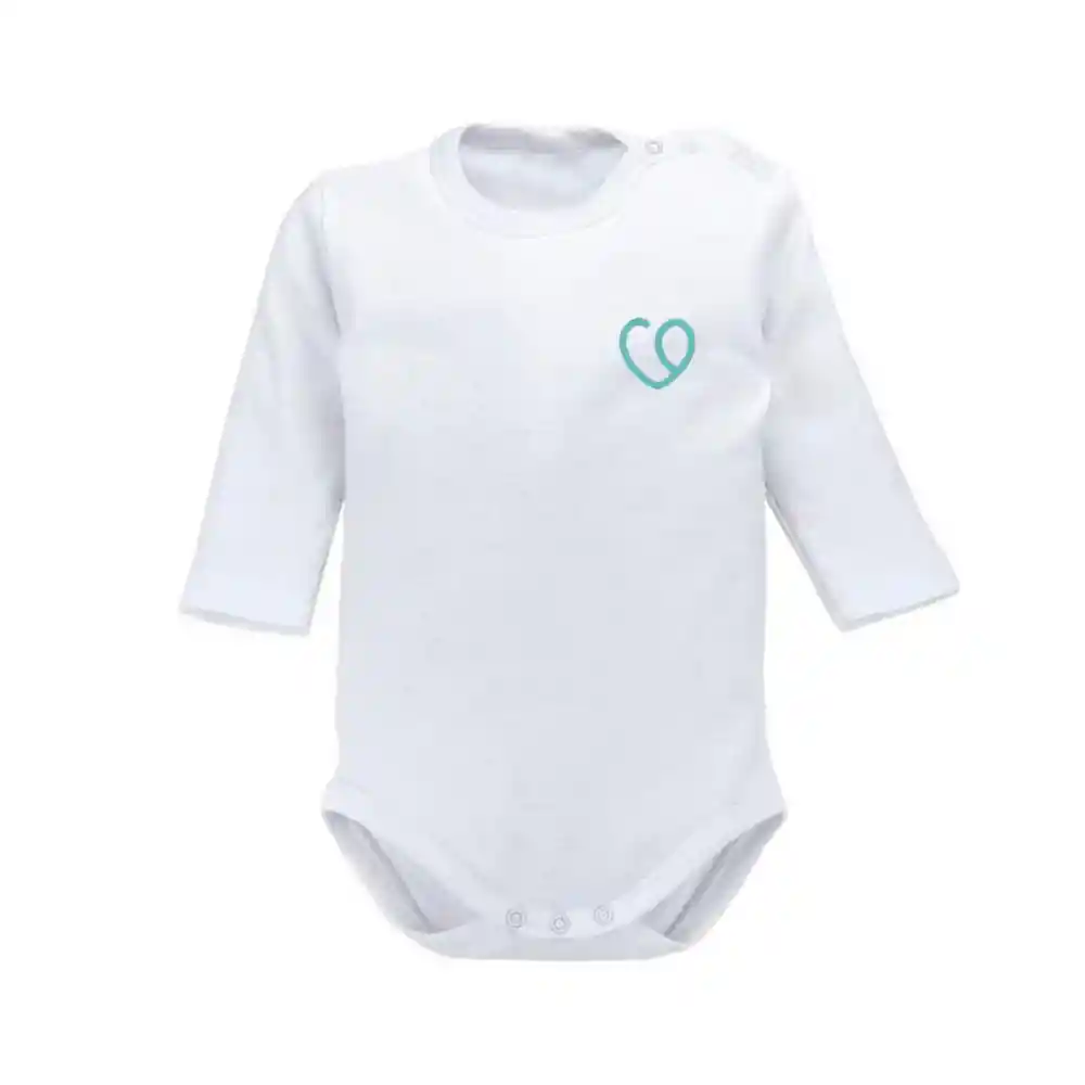 Tripack Body Manga Larga Unisex Blanco Bambino Ropa Bebe 6 A 9 Meses