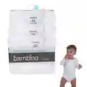 Tripack Body Manga Larga Unisex Blanco Bambino Ropa Bebe 6 A 9 Meses