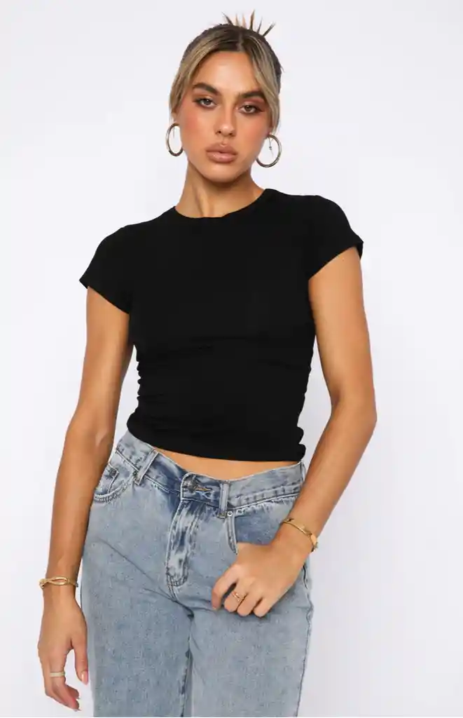 Negro Top Talla S