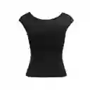 Charo Black Top Talla M