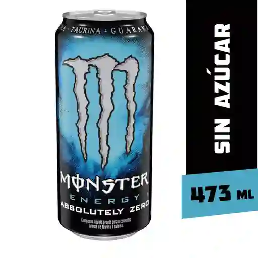 Monster Lo Carb Azul Lata 473 Ml