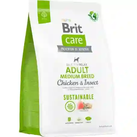 Brit Care Adult Medium Breed Dog Chicken Insect 3kg