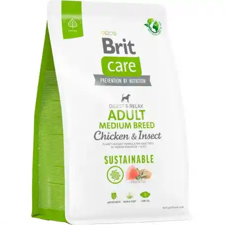 Brit Care Adult Medium Breed Dog Chicken Insect 3kg