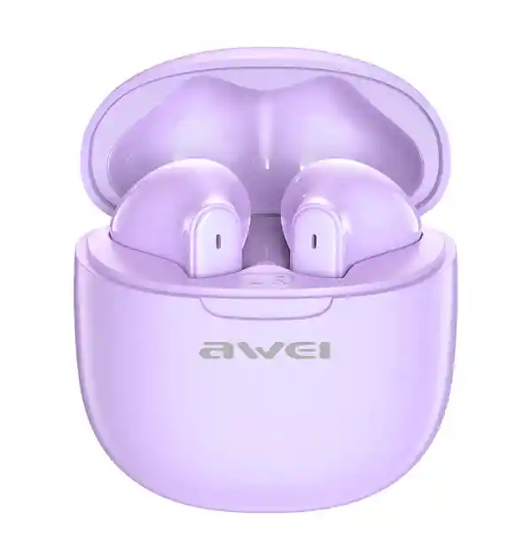 Audifono Awei T68 Enc Tws In Ear Bluetooth 5.3 Morado