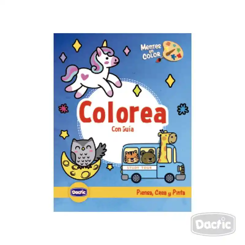 Libro Colorea Con Guia Dactic