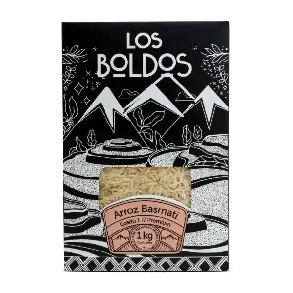 Arroz Basmati 1kg - Los Boldos