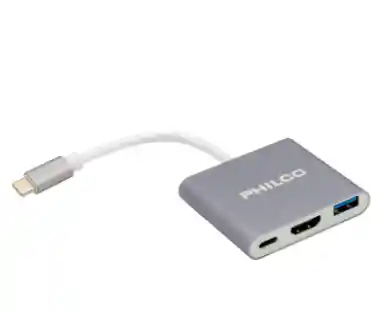 Adaptador Philco 3 En 1 Tipo C A Hdmi Usb 3.0 42178