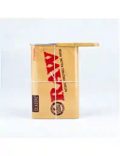 Cajetilla Cigarrera Metalica Raw