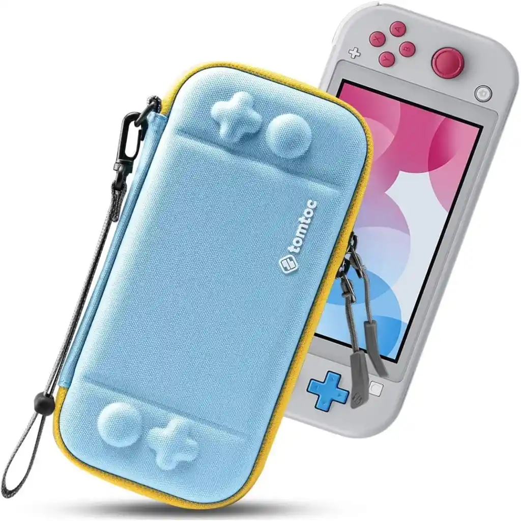 Nintendo Tomtoc Estuche Para Switch Lite Ligero Celeste