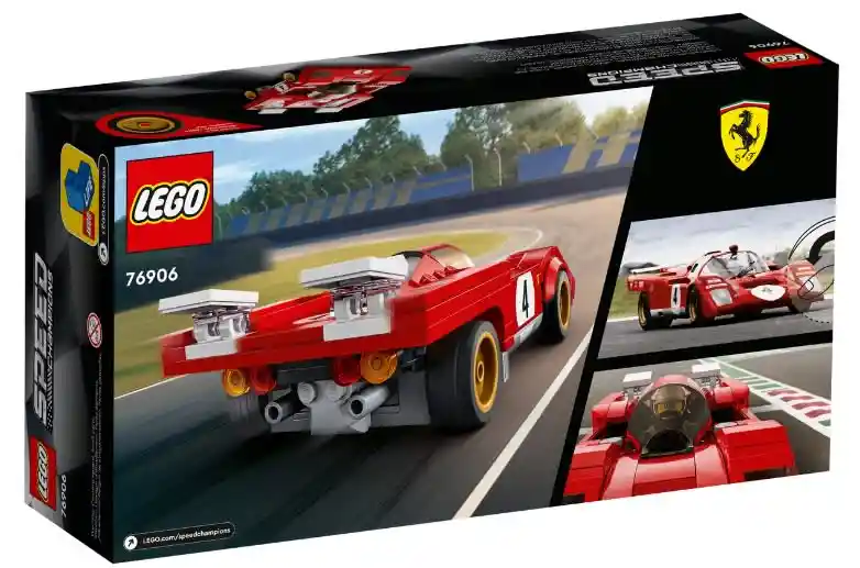 Lego Speed Champions 1970 Ferrari 512 M 291 Piezas 76906