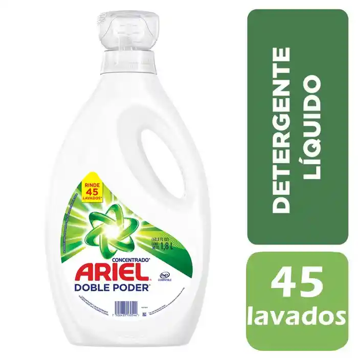 Detergente Ariel Liquido Concentrado 1.8l