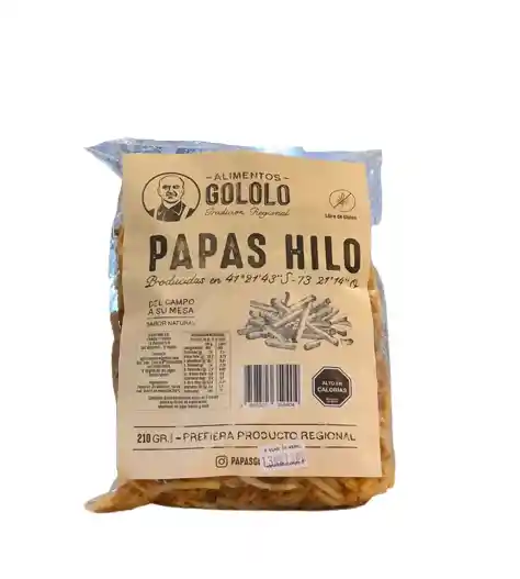 Papas Hilo 210g Gololo