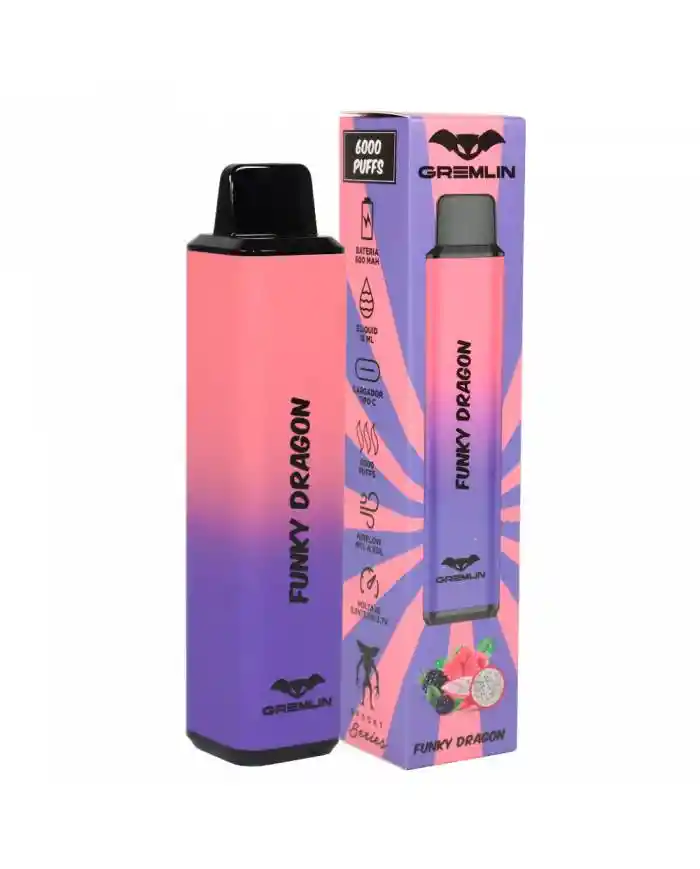 Vaporizador Desechable Spooky 6000 Puffs Funky Dragon 5%- Gremlin