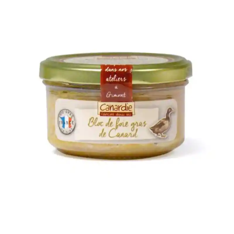 Bloc De Foie Gras De Canard 130g Canardie