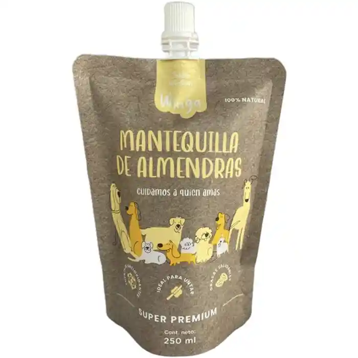 Winga Mantequilla Almendra Para Perros 250 Ml