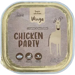 Winga Chicken Party Para Perros 300 G