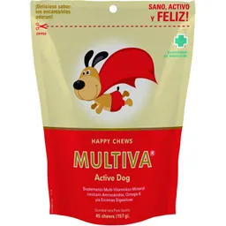 Multiva Suplemento Active Dogs 45 Un