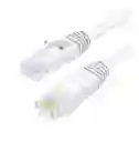 Cable De Red Categoria Cat6e De 2 Mts Blanco