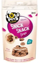 Lolo Pets Classic - Snick Snac Drops (snacks Para Perros Con Leche Y Vitaminas Sabor Chocolate) 75g