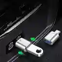 Adaptador Ulink Usb-c Macho Tipo C A Usb Hembra Plateado