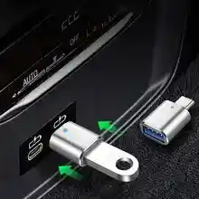 Adaptador Ulink Usb-c Macho Tipo C A Usb Hembra Plateado