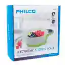 Balanza Philco Digital De Cocina Ks767 Con Bowl 1gr-5kg Verde