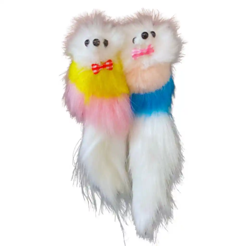 Juguete Peluche Para Gatos/ Ratones Cola Larga