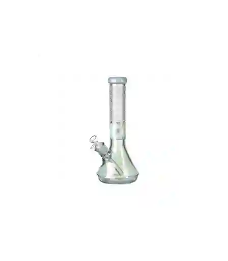 Bong Calvo Glass Beaker Arenado Tornasol White 35cm Calvo Glass