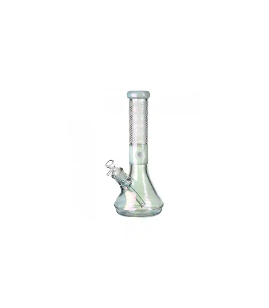 Bong Calvo Glass Beaker Arenado Tornasol White 35cm Calvo Glass