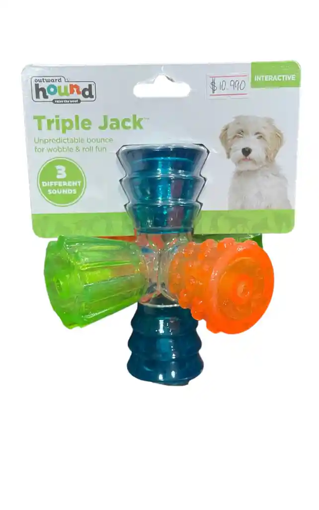 Juguete Triple Jack Para Perros