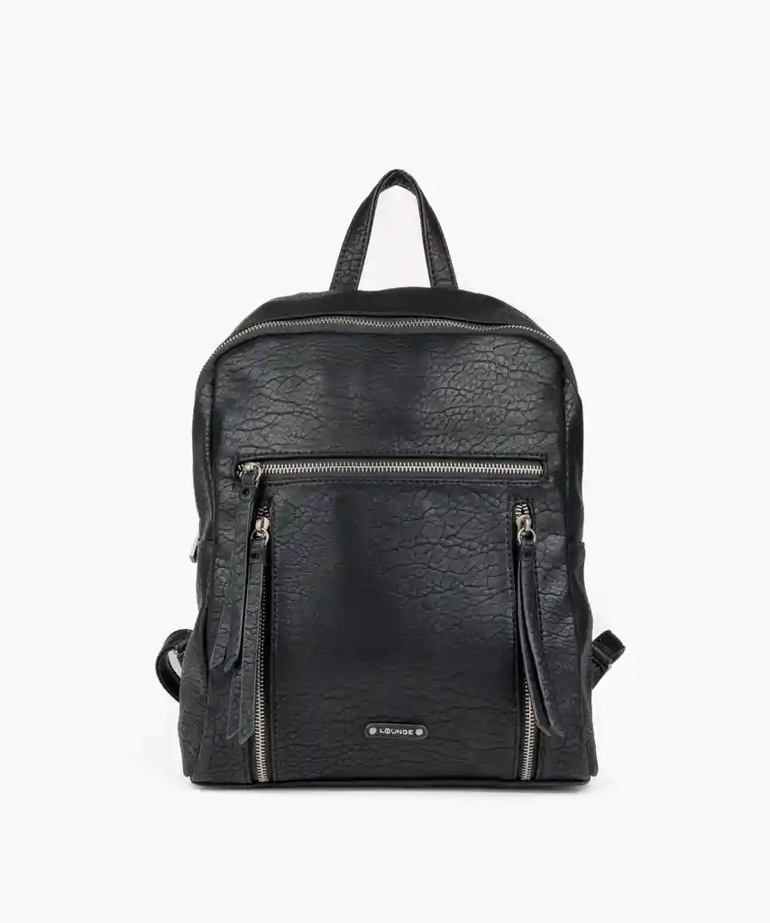 Mochila Cierres Negro