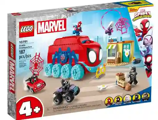 Lego Marvel Spidey Amazing Friends Base Móvil 187 Piezas 10791