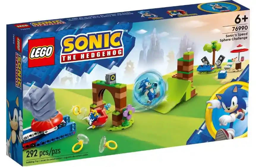 Lego Sonic The Hedgehog Desafío De La Esfera De Velocidad 292 Piezas 76990