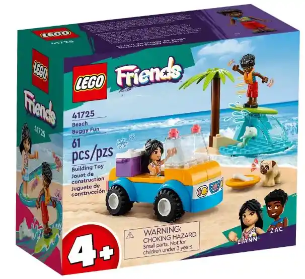 Lego Friends Divertido Buggy Playero 61 Piezas 41725