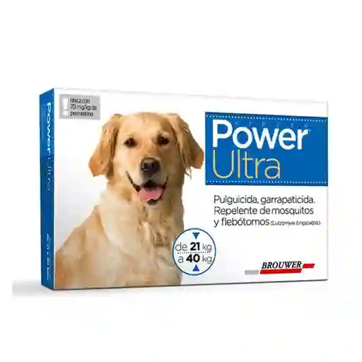 Power Ultra Pipeta Para Perros 21-40 Kgs