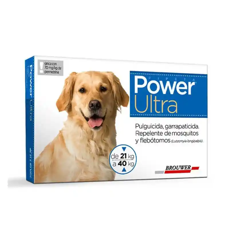 Power Ultra Pipeta Para Perros 21-40 Kgs