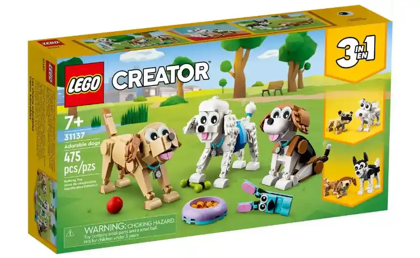 Lego Creator Canes Adorables 475 Piezas 31137