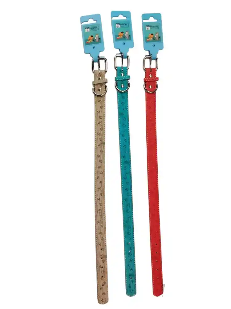 Mondo Mascota - Collar Perros 2.5 X 56 Cm Diseños Variados