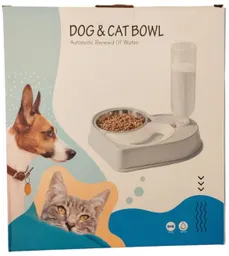 Pet Bowls - Plato Con Botella (renovacion Automatica De Agua) Perros Y Gatos