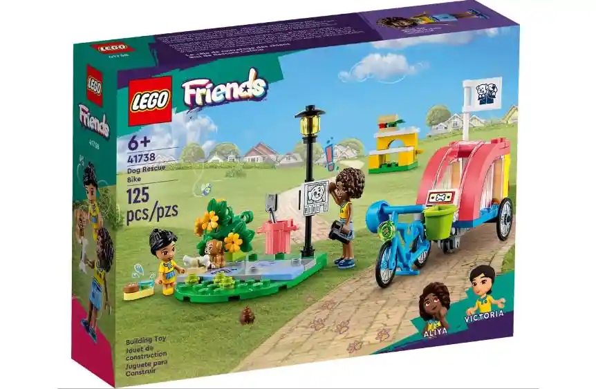 Lego Friends Bici De Rescate Canino 125 Piezas 41738