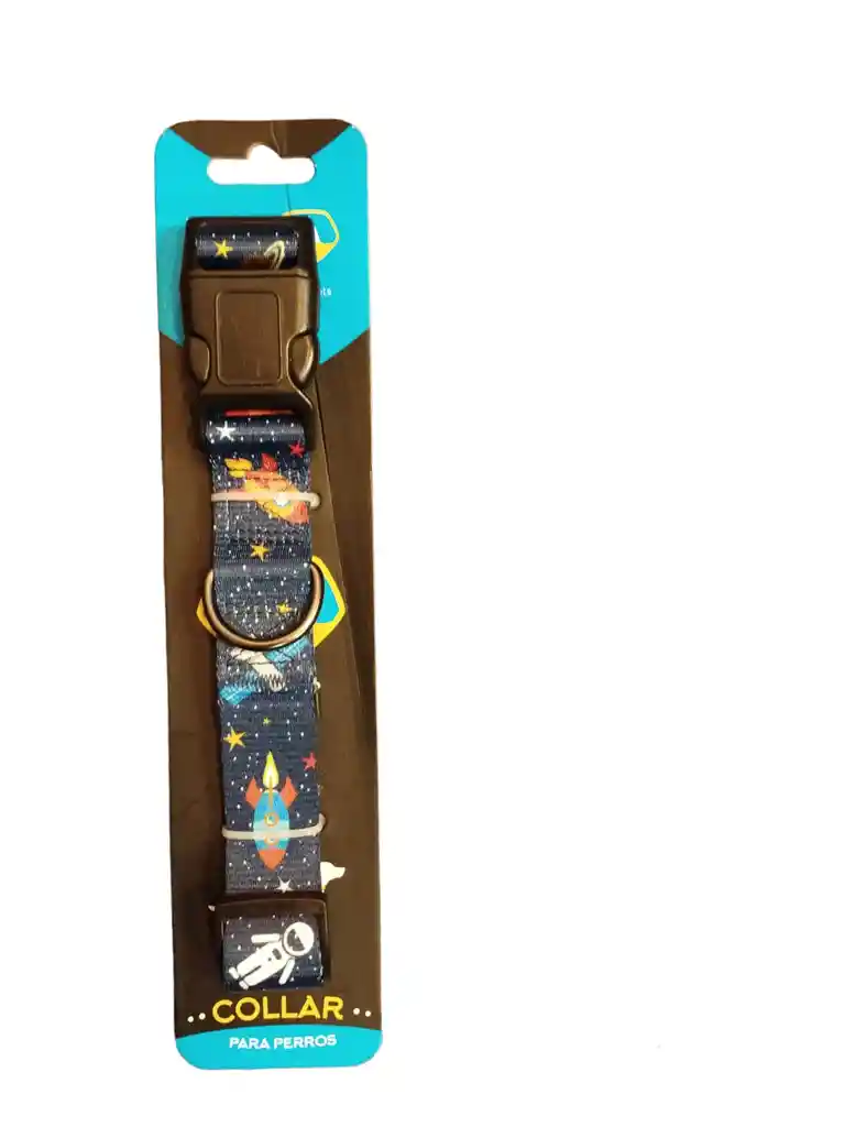 Wonder Dog - Collar S Diseño Espacial (size: 1.0 * 20-31 Cm)