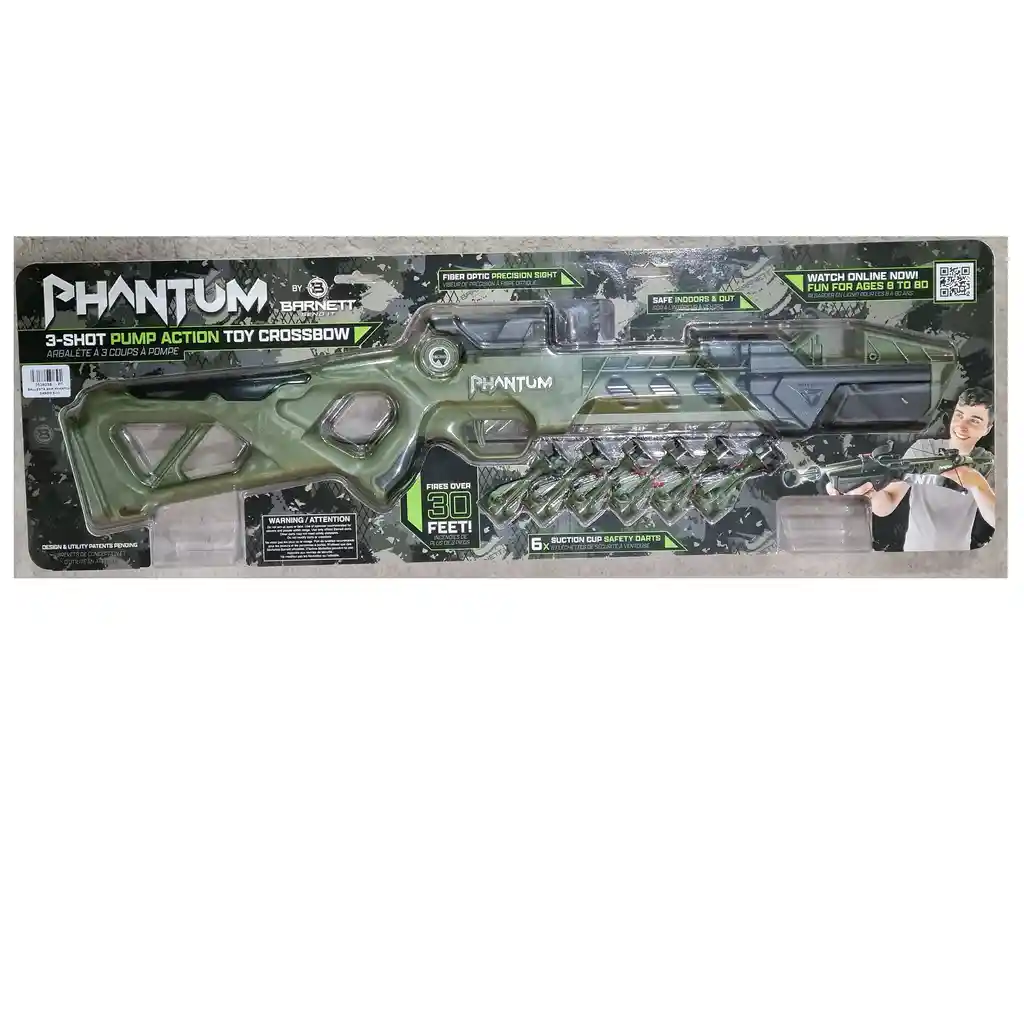 Ballesta Barnett Dardo De Succión Phantom Od Pump Action