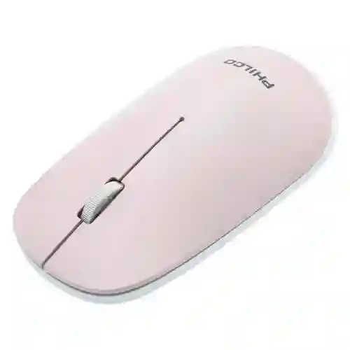 Mouse Inalámbrico Philco Rosa