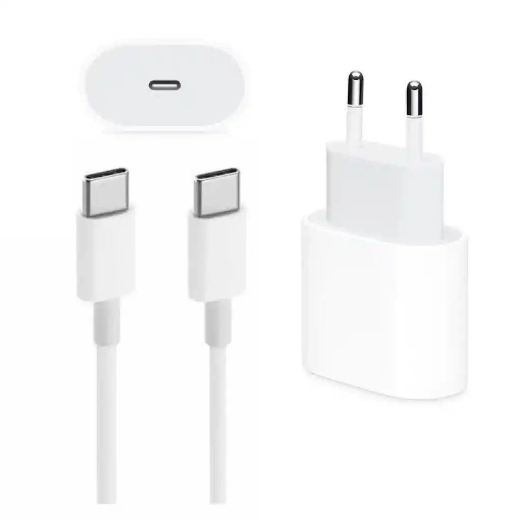 Kit Cargador Para Iphone 15 Max Certificado