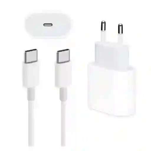 Kit Cargador Para Iphone 15 Pro Certificado