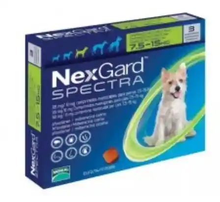 Nexgard Spectra 7.6 A 15 Kilos 3 Comprimidos