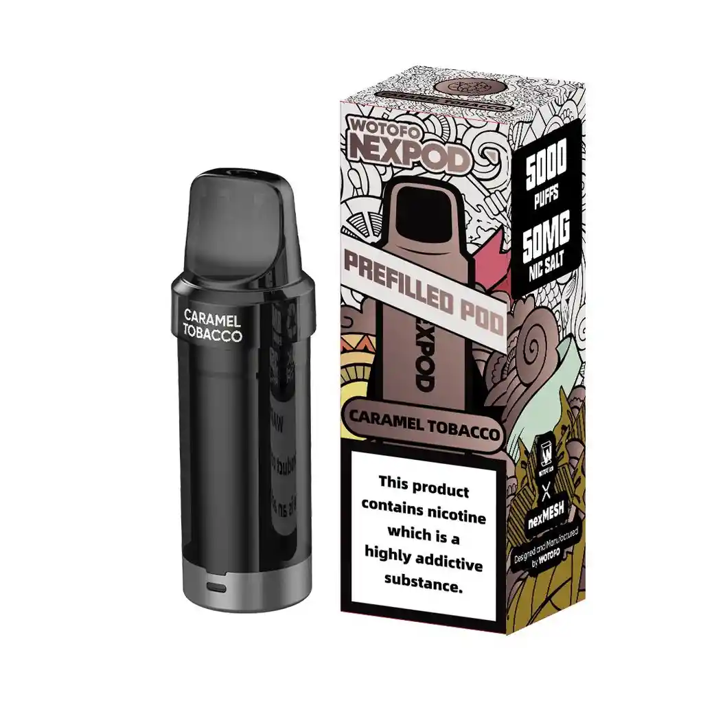 Nexpod Repuesto Refilled Pod 5000 Puffs Caramel Tobacco - Wotofo