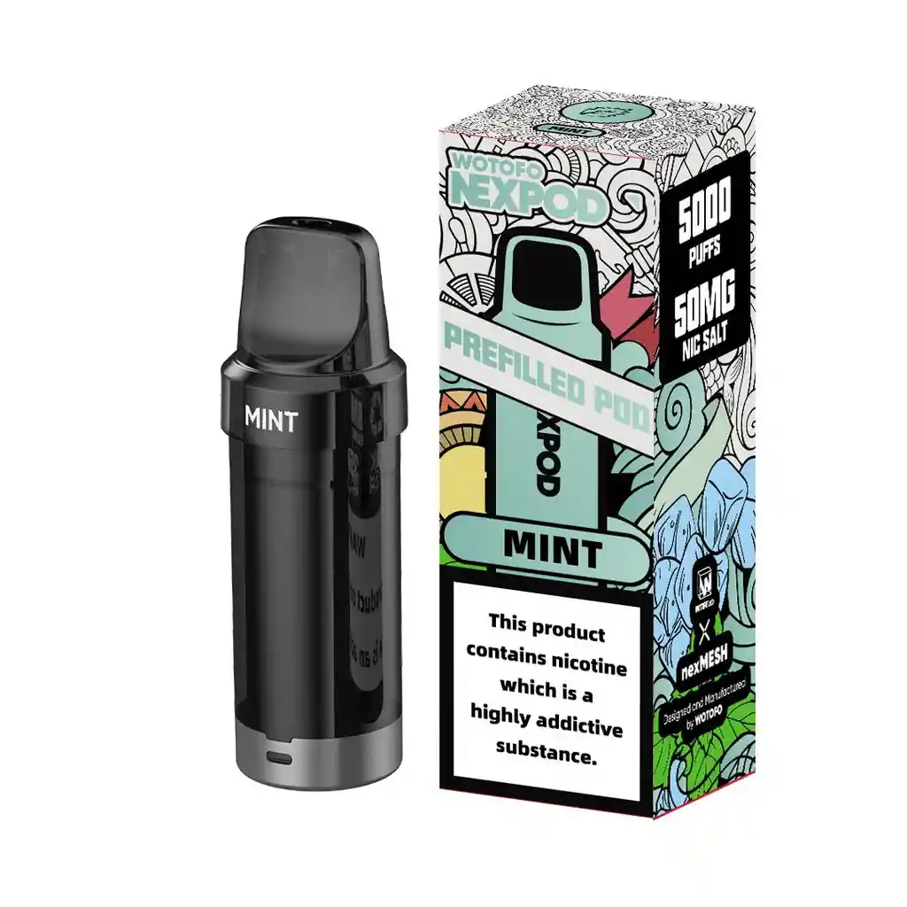 Nexpod Repuesto Refilled Pod 5000 Puffs Mint - Wotofo